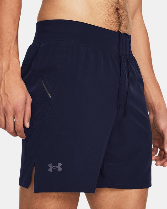 Pantalón corto de 18 cm UA Launch Elite para hombre, Blue, pdpMainDesktop image number 4
